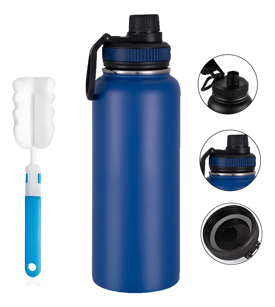 50pz Botella De Agua Fría/caliente De Acero Inoxidable De 1.2 L